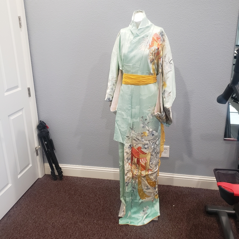 Vintage silk kimono